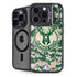 NBA Milwaukee Bucks Camo Digi iPhone 15 Pro Kickstand Case